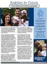 California IVF Infertility Newsletter Babies in Davis
